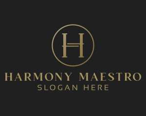 Luxury Elegant Letter H logo design