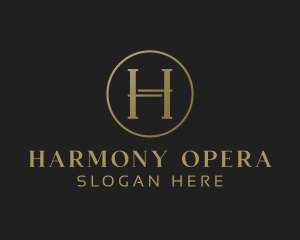 Luxury Elegant Letter H logo design