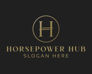 Luxury Elegant Letter H logo design