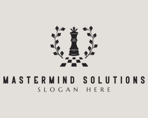 Champion Chess Tournament logo design