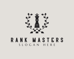 Champion Chess Tournament logo design