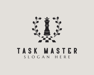 Champion Chess Tournament logo design