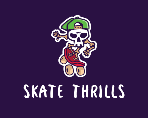 Skeleton Cap Skateboard logo