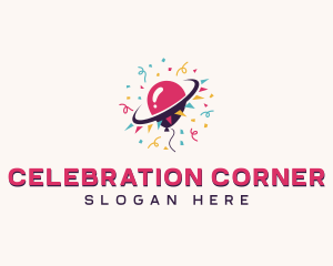 Festive Celebration Balloon logo design