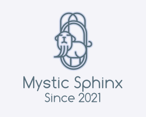 Mythical Creature Line Art logo