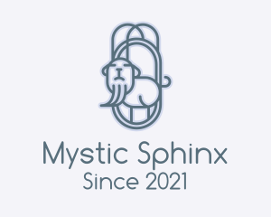 Mythical Creature Line Art logo design