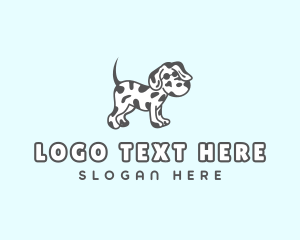 Pet Grooming Dog logo