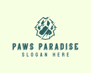 Wild Paw Veterinary logo design