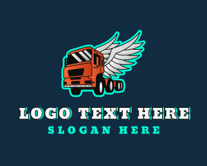 Trailer Truck Wings Logo