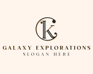 Elegant Jewelry Letter CK logo design