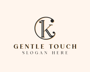 Elegant Jewelry Letter CK logo design