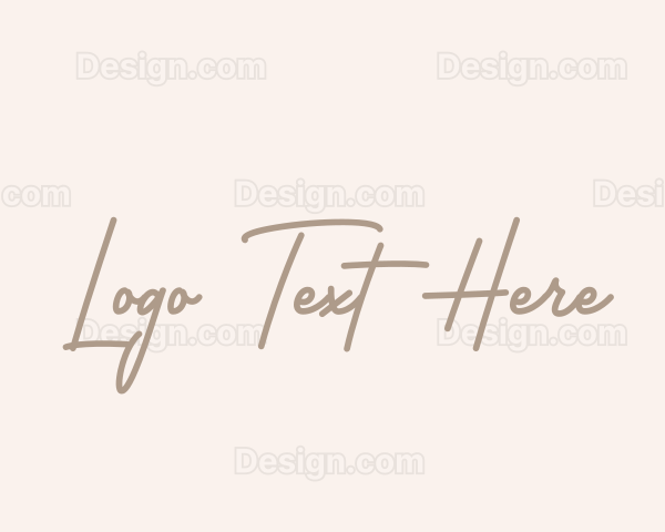 Elegant Signature Beauty Logo