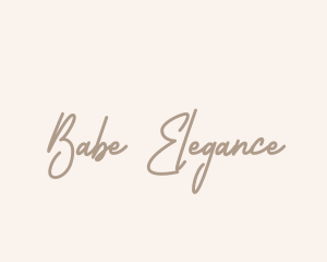 Elegant Signature Beauty logo design