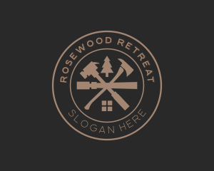 Wood Carpentry Tools logo