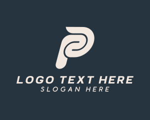 Cargo Logistics Letter P logo