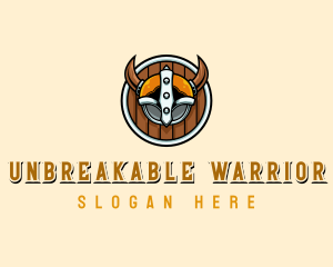 Viking Warrior Helmet  logo design