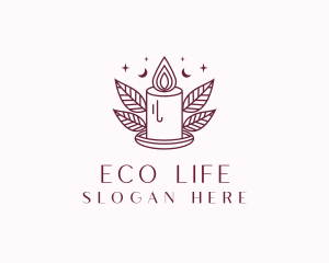 Eco Scented Candle logo design