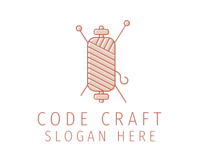 Crochet Knit Handicraft  logo design