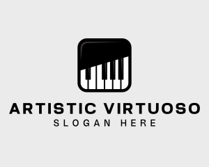 Piano Keys App logo design