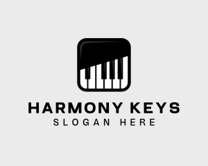 Piano Keys App logo design