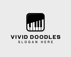 Piano Keys App logo design