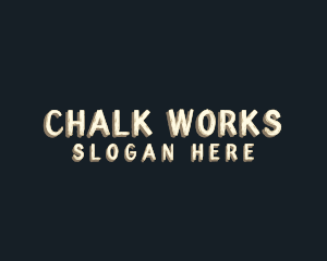 Chalk Handwritting Hipster Cafe logo