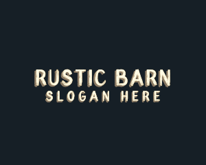 Generic Rustic Brand logo design