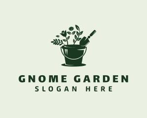 Gardener Flower Planter logo design