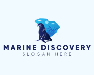 South Carolina Marine Seal  logo design