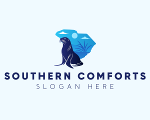 South Carolina Marine Seal  logo