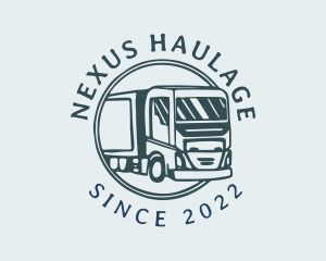 Truck Delivery Transport logo design