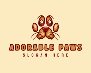 Dog Paw Veterinary logo design