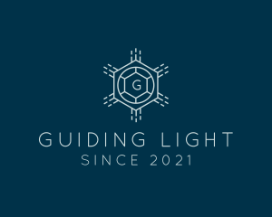 Geometric Lighting Technology logo design