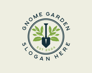 Landscaping Shovel Garden logo design