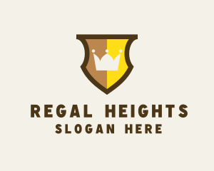 Regal Crown Shield logo design