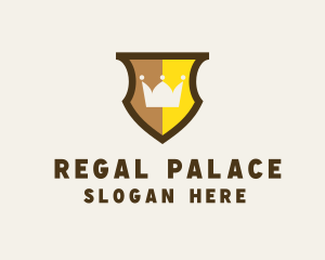 Regal Crown Shield logo design