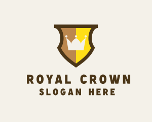 Regal Crown Shield logo design