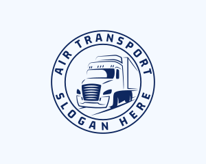 Blue Truck Forwarding logo design