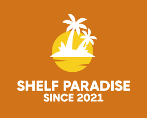 Island Sunset Resort  logo design