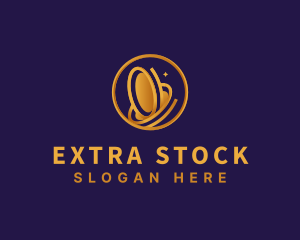 Cryptocurrency Coin Stocks logo design