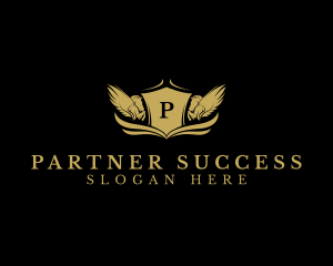 Pegasus Wing Shield logo