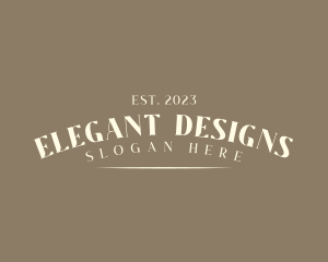 Elegant Apparel Boutique logo design