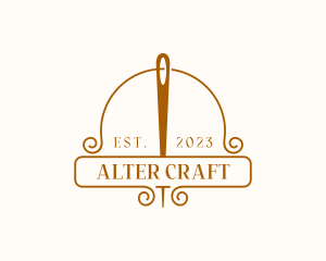 Needle Craft Tailoring logo design