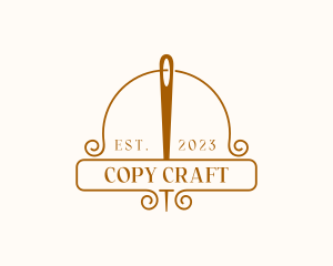 Needle Craft Tailoring logo design