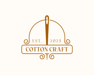 Needle Craft Tailoring logo design