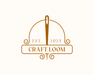 Needle Craft Tailoring logo design