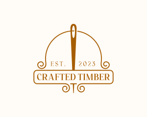 Needle Craft Tailoring logo design