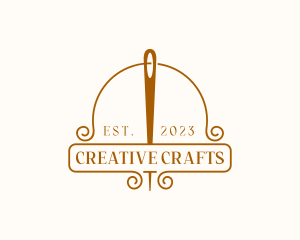 Needle Craft Tailoring logo design