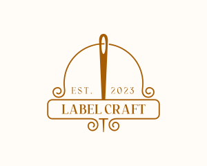 Needle Craft Tailoring logo design