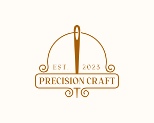 Needle Craft Tailoring logo design